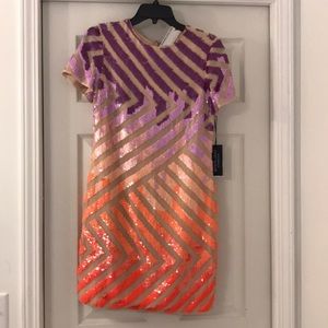 NWT size 4-6 ombré sequin dress by Warehouse